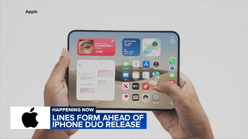 Excited Apple fans flip out over new iPhone Duo release