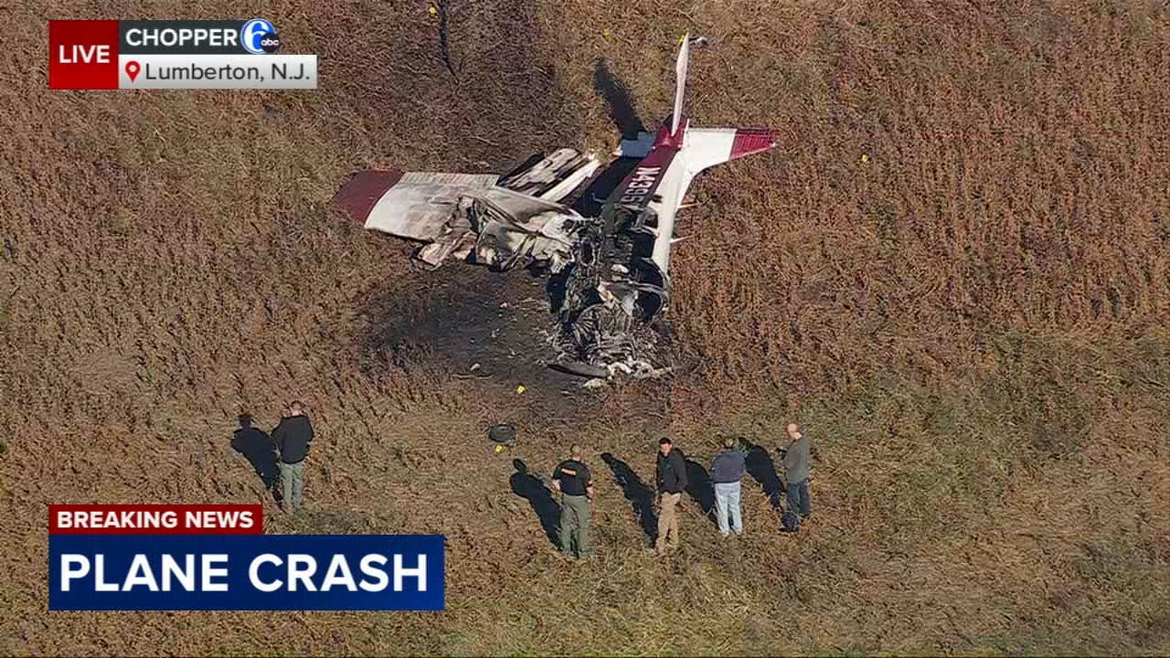 Small plane crashes at Flying W Airport in Lumberton, Burlington County