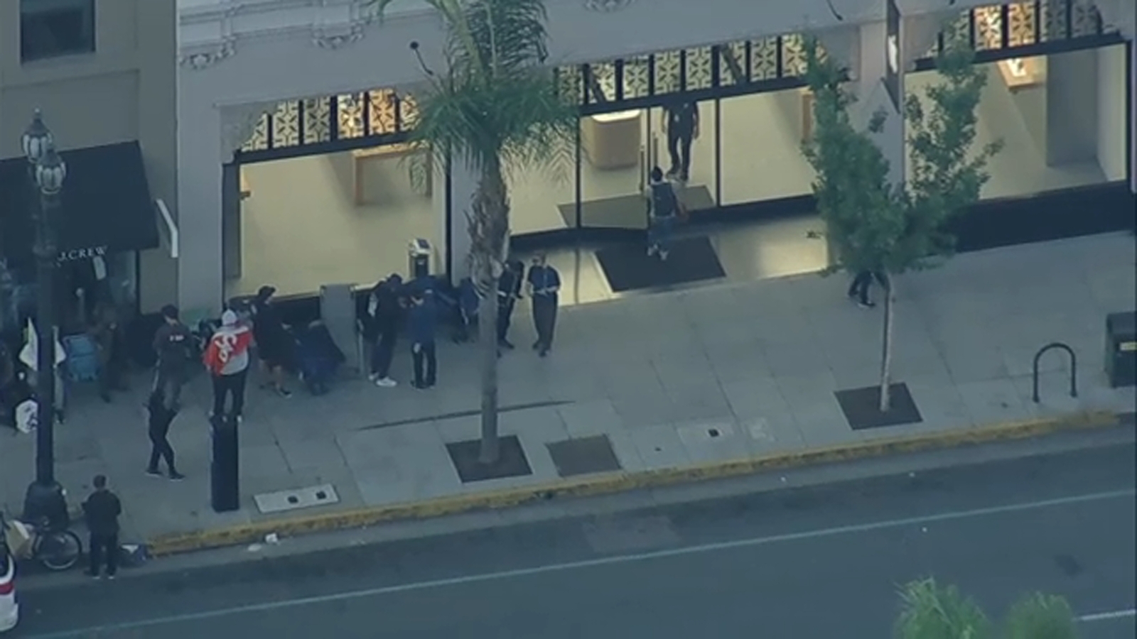 New iPhone Duo: Fans camp out across Los Angeles for Apple's first foldable smartphone