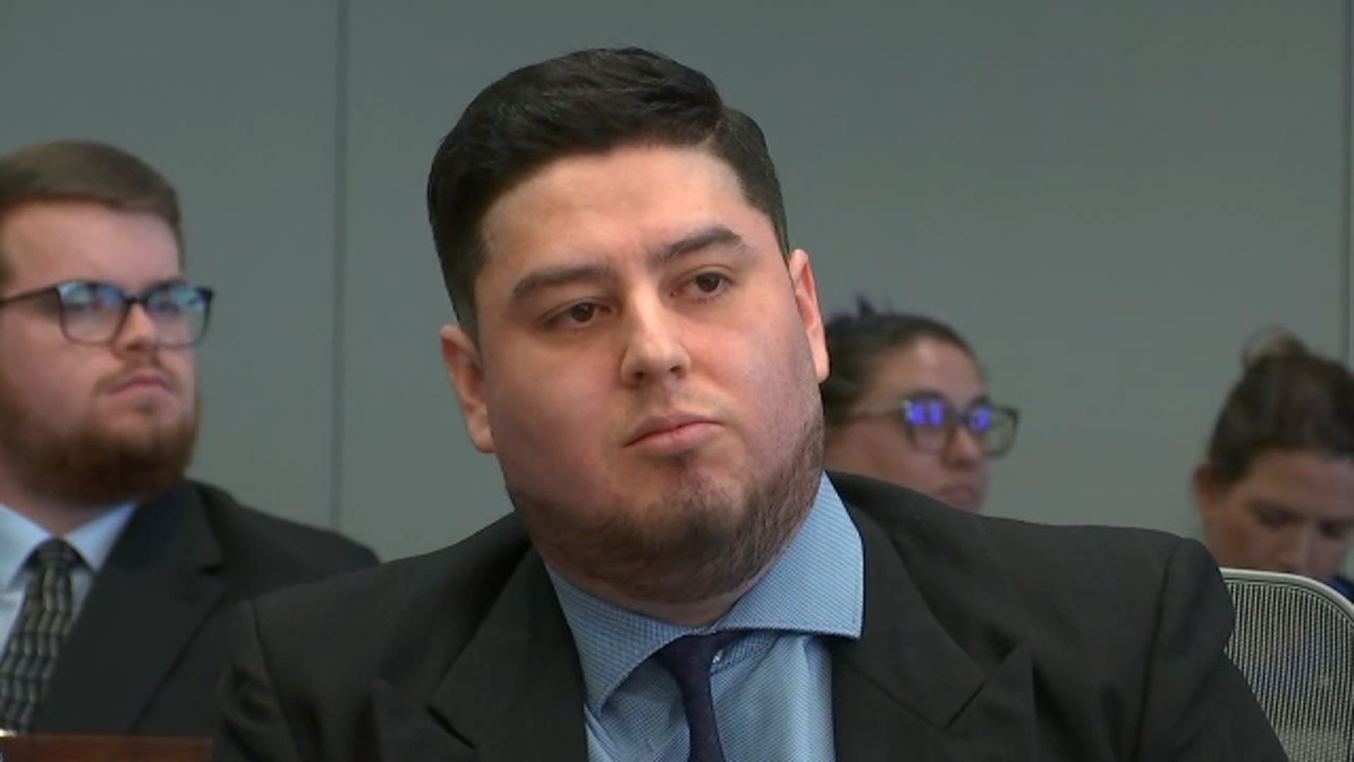 Miguel Salguero Olivares on Friday, Oct.23, 2026, after the jury reads the verdict finding him guilty on four counts.