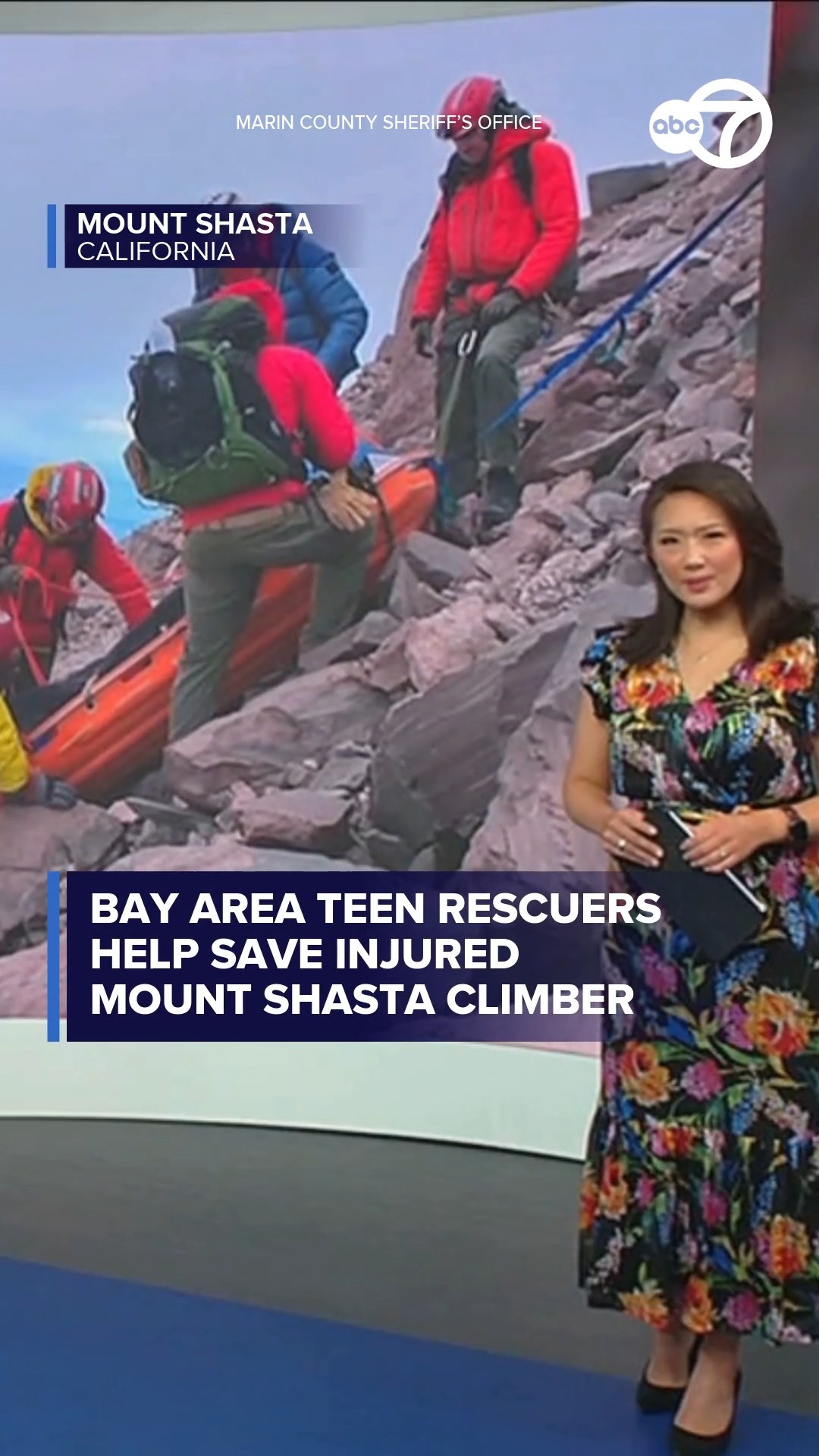 Marin County teen rescuers help save injured Mount Shasta climber