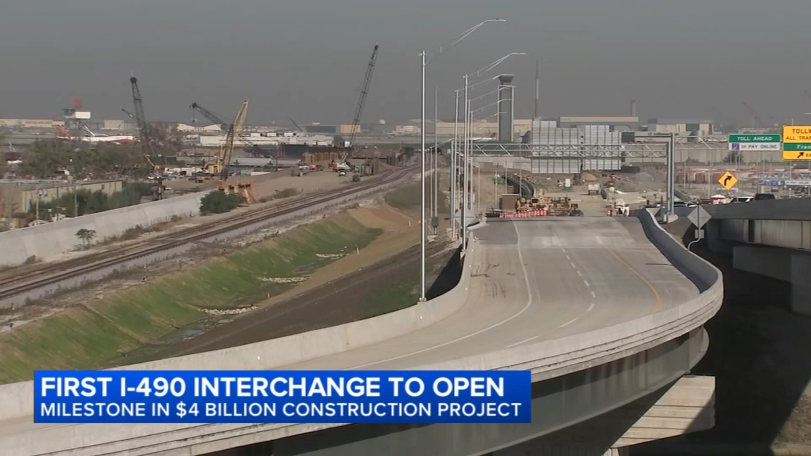 1st I-490 interchange to open this weekend near O'Hare airport
      