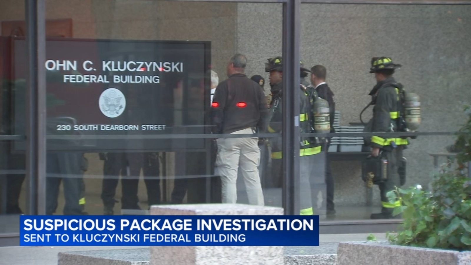 Another suspicious letter delivered to government building downtown Chicago, officials say
      
