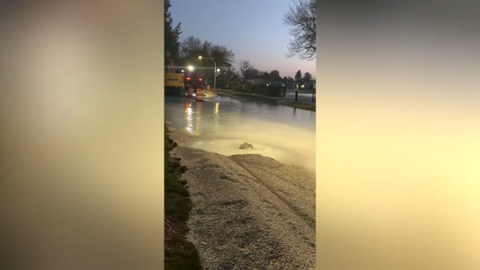 Water main break floods street, at least 6 homes on Northwest Side, prompts boil water advisory