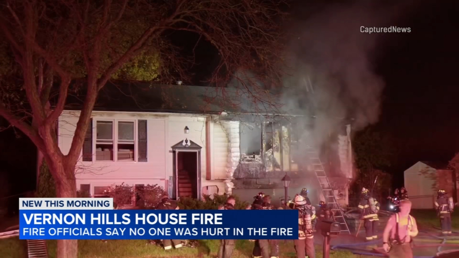 No injuries reported in Vernon Hills house fire, officials say
      