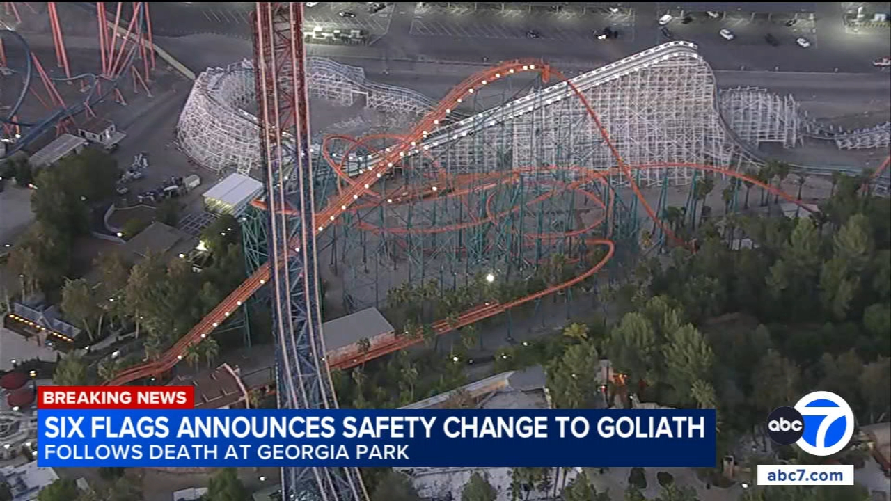 Six Flags roller coaster to reopen with seat belts after fatal fall