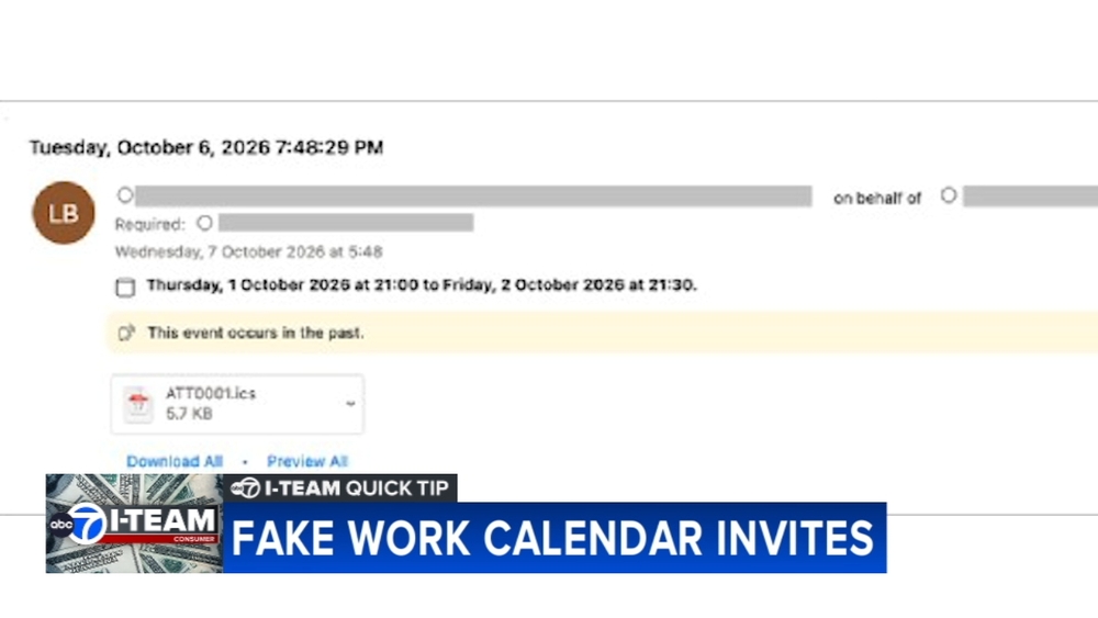 I-Team Quick Tip: Fake work calendar invites