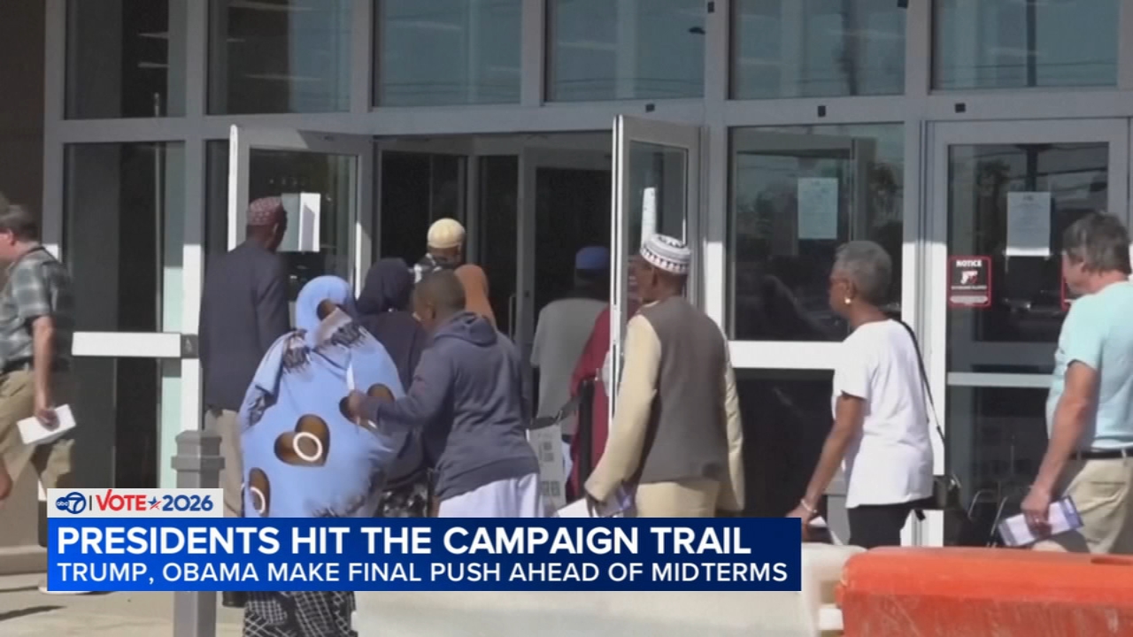 Obama, Trump hit the campaign trail ahead of critical midterm elections