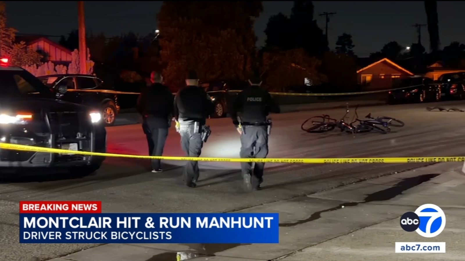 2 dead after hit-and-run driver strikes group of bicyclists in Montclair, police say