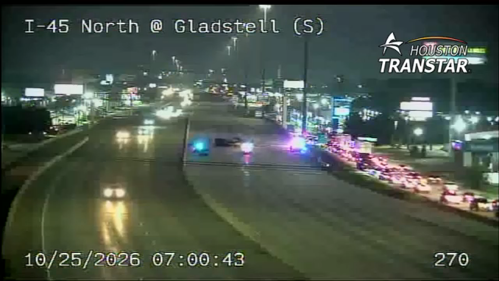 Woman dead after head-on crash with speeding truck on North Freeway, Conroe PD says
      