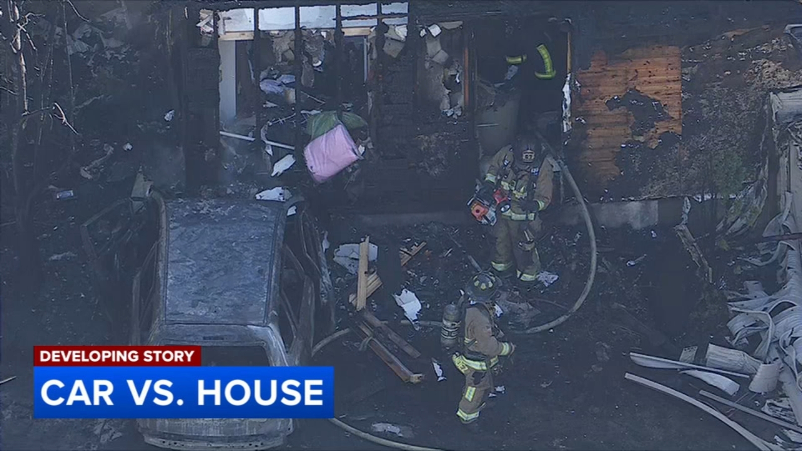 2 injured after car crashes into Burlington County, New Jersey home and ...