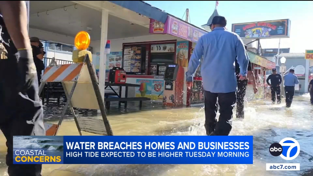 Newport Beach, Long Beach race to clean up flood damage as higher tides threaten SoCal coast