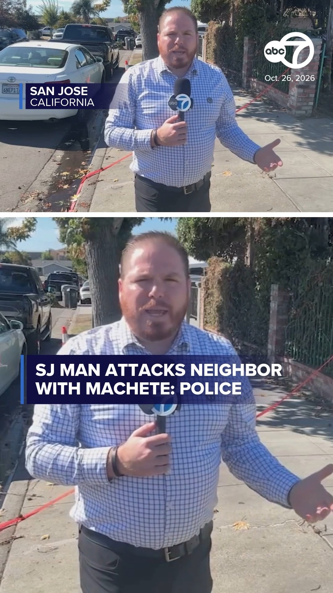 SJ man attacks neighbor with machete, police say