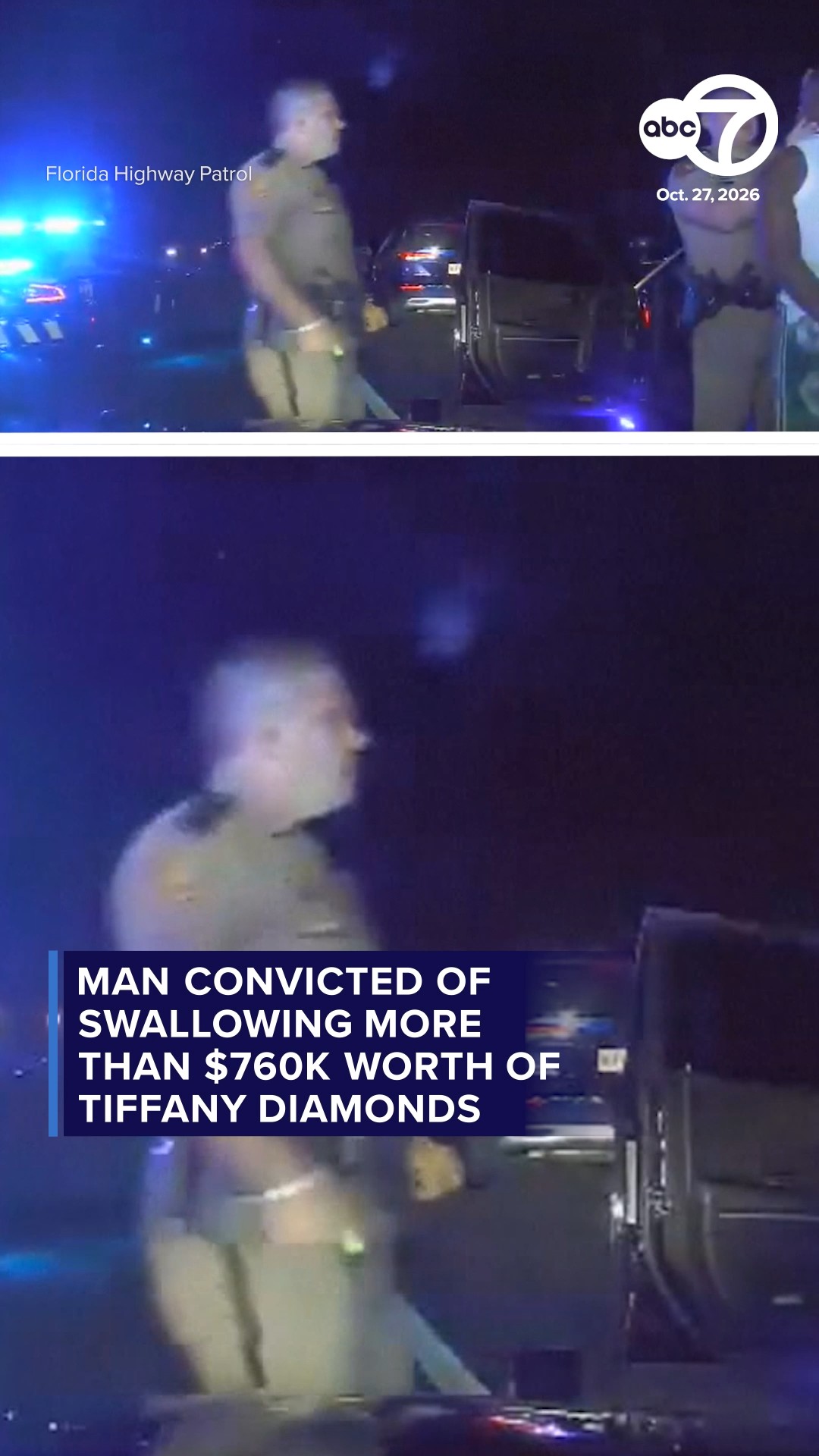 Man convicted of swallowing more than $760k worth of tiffany diamonds