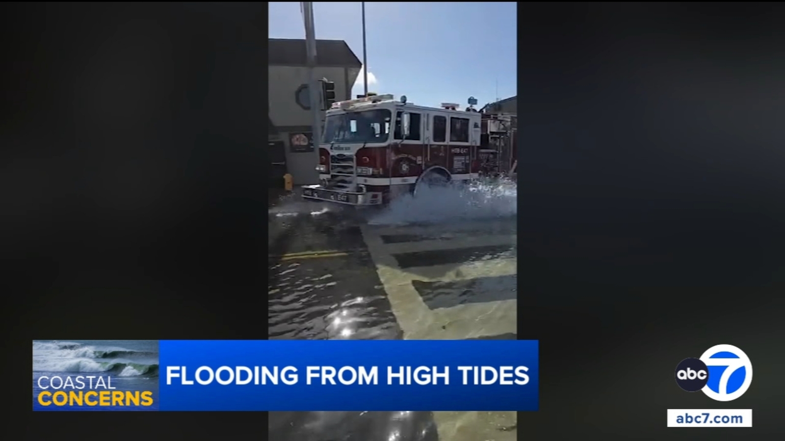 'I've never seen it like this': Neighbors react as high tides flood Sunset Beach