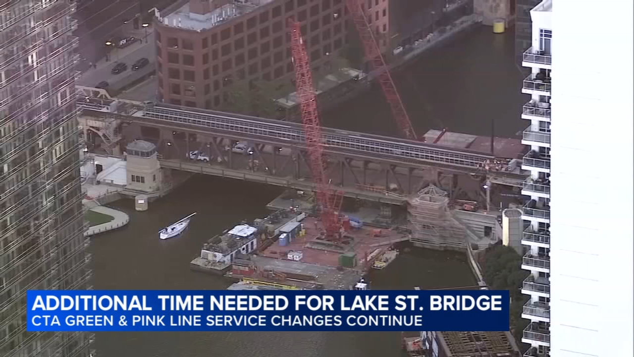 Lake Street Bridge closure extended; CTA disruptions continue for Green, Pink lines