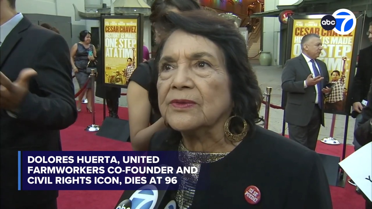 Dolores Huerta, United Farmworkers co-founder, dies at 96