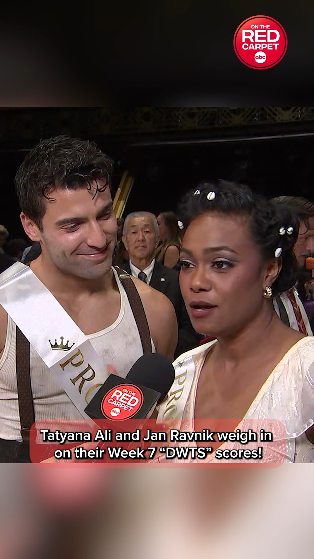 Tatyana Ali and Jan Ravnik weigh in on their Week 7 “DWTS” scores!