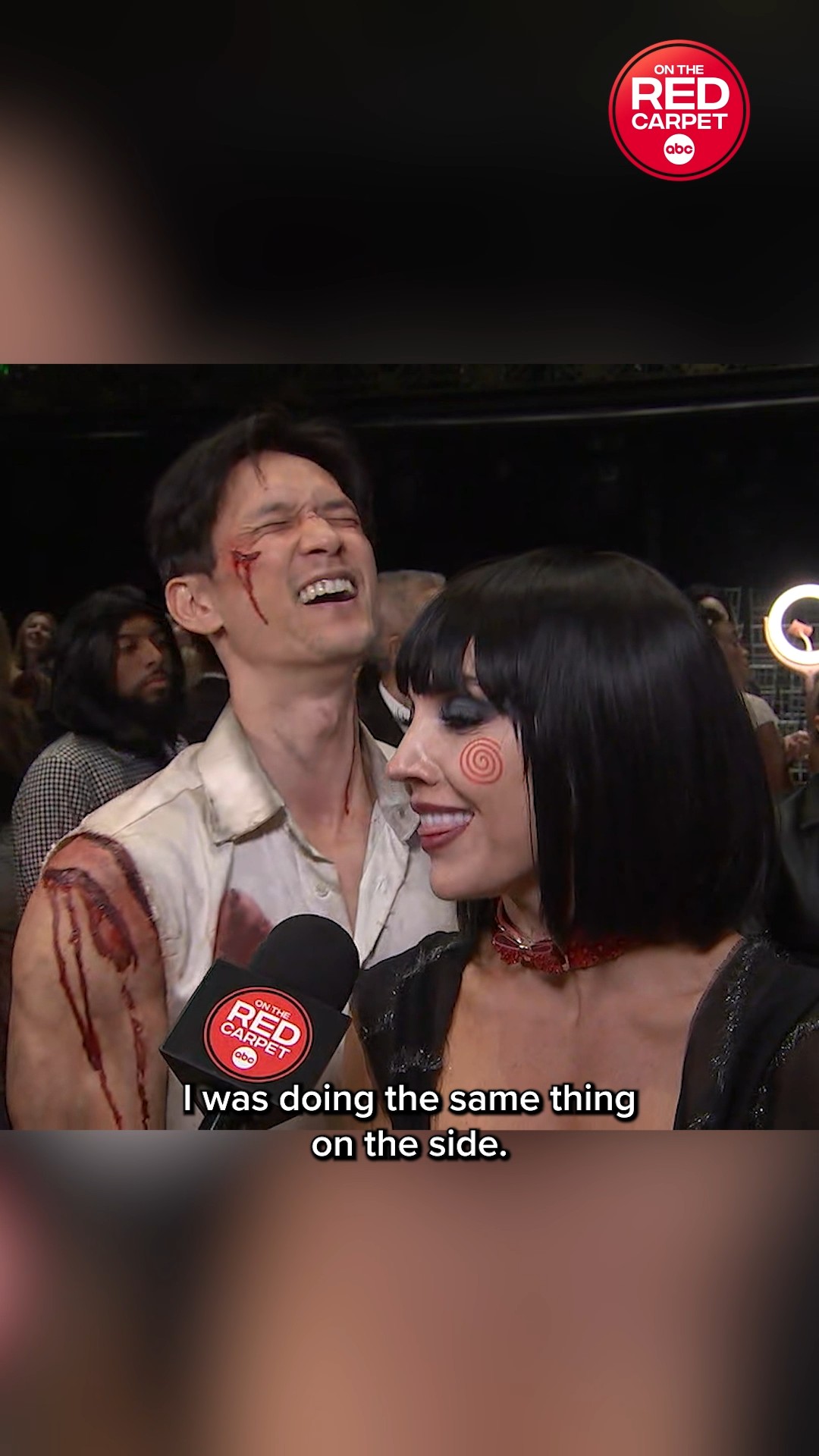 Harry Shum Jr. and Jenna Johnson on THAT perfect score!