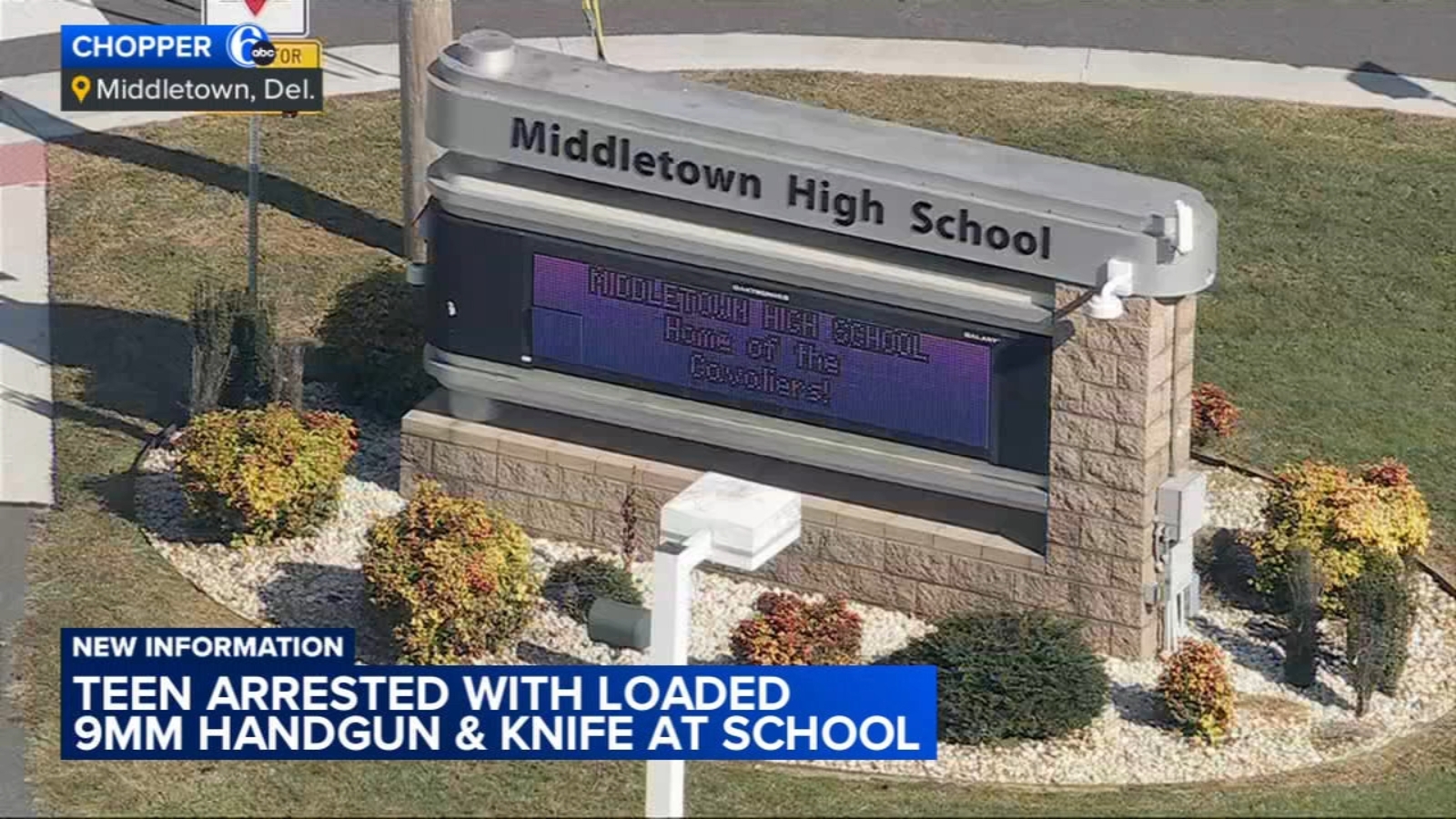 Middletown High School student arrested for bringing loaded gun to ...