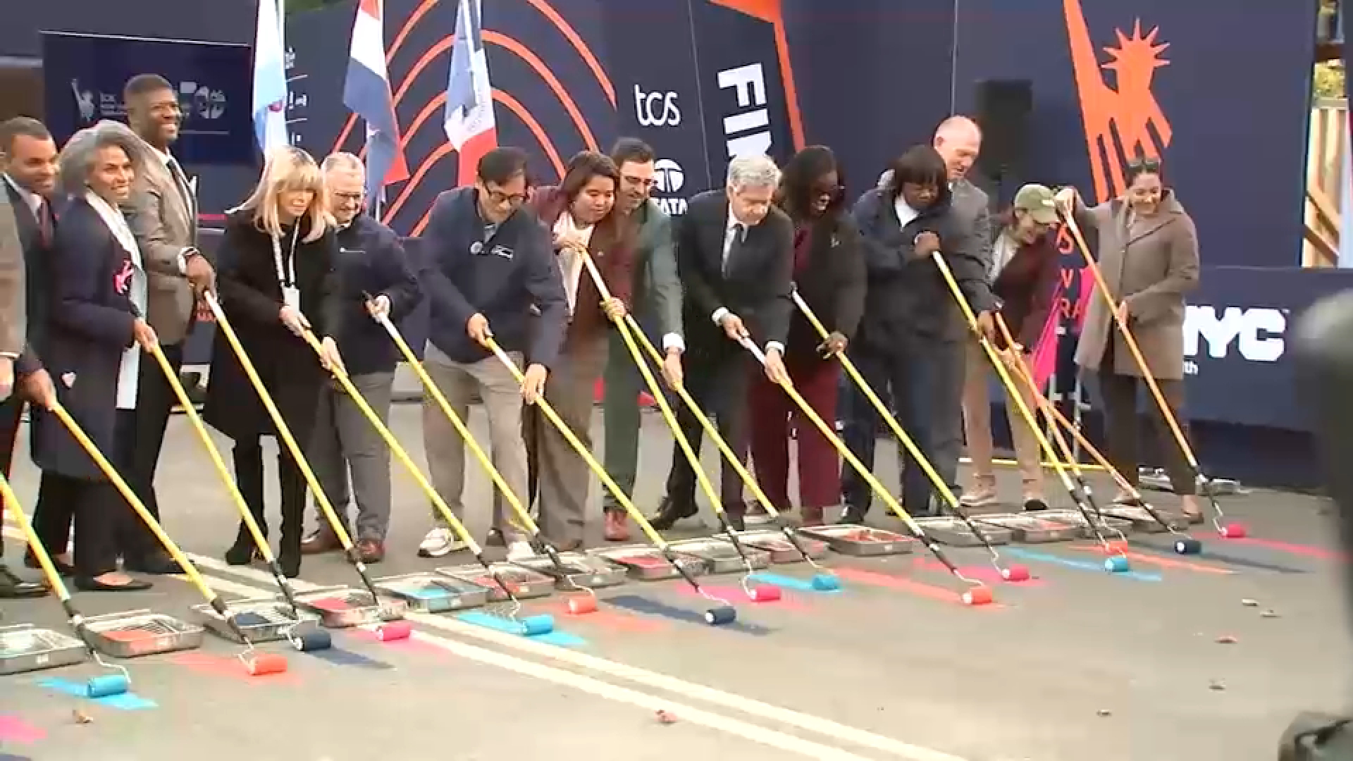 Security measures in place, blue line painted ahead of 2026 TCS New ...