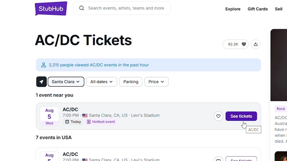 Missing AC/DC concert tickets: 7 On Your Side helps Bay Area man