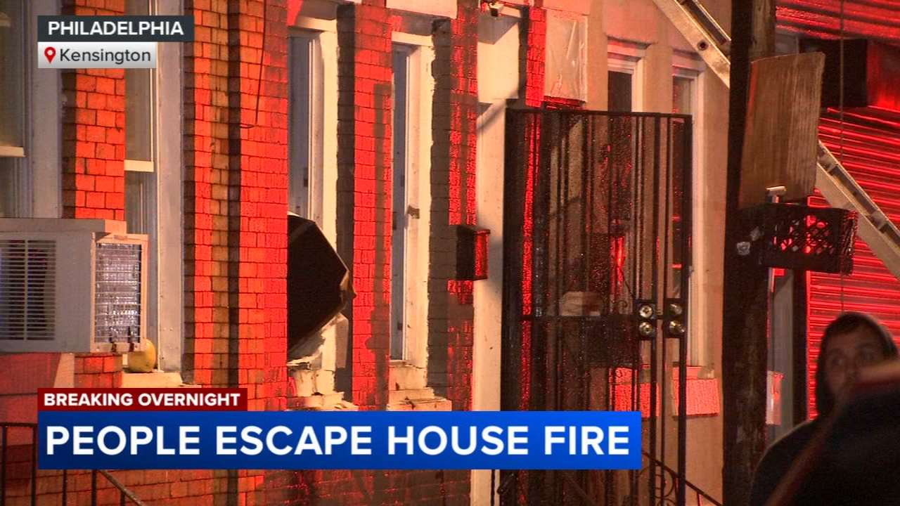 People escape house fire in Philadelphia's Kensington section
