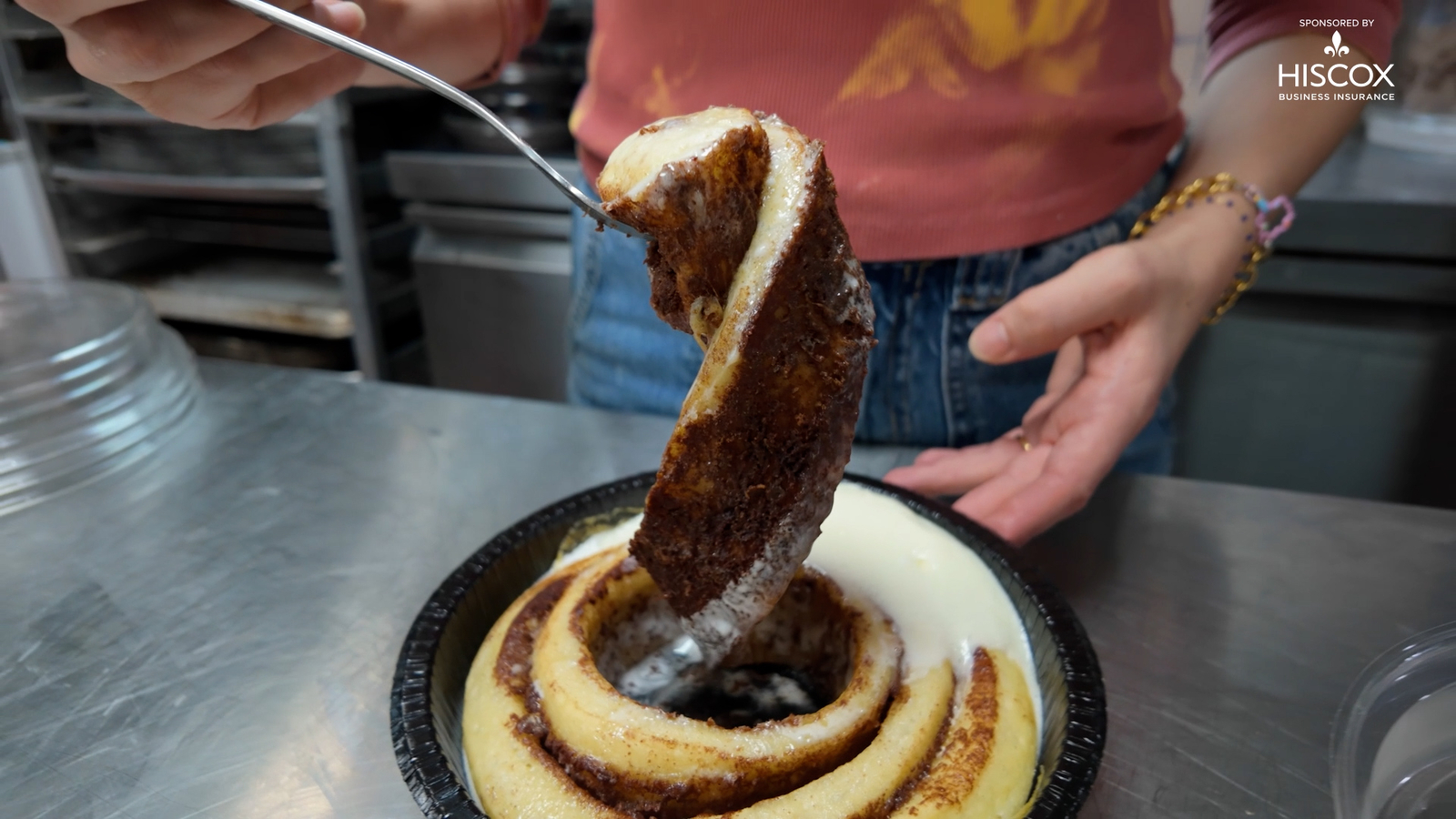 Giant cinnamon bun baker wants customers to share the joy Giant cinnamon bun baker wants customers to share the joy