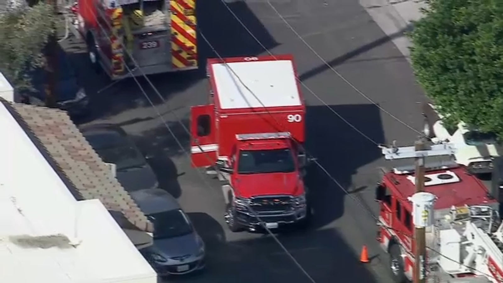 Explosion at Van Nuys apartment building leaves 3 hospitalized in unknown condition