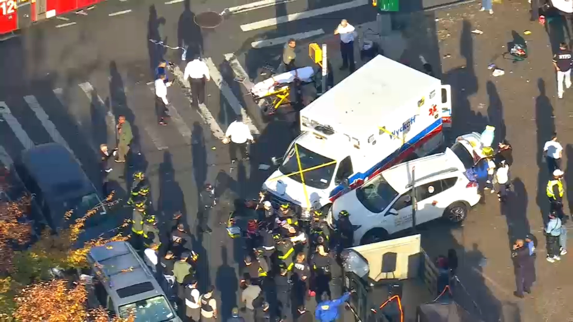 3 adults, 3 children injured by vehicle at Halloween event in Bushwick