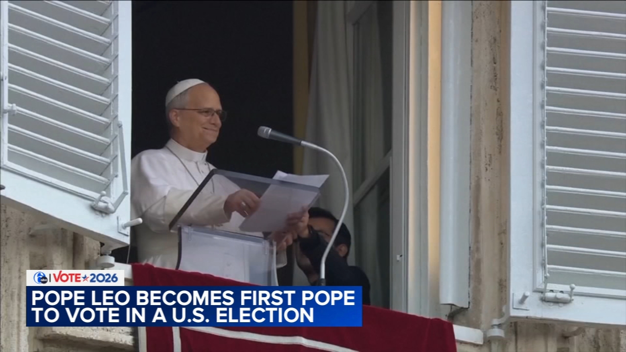 Pope Leo XIV has become the first pope in history to vote in a US election