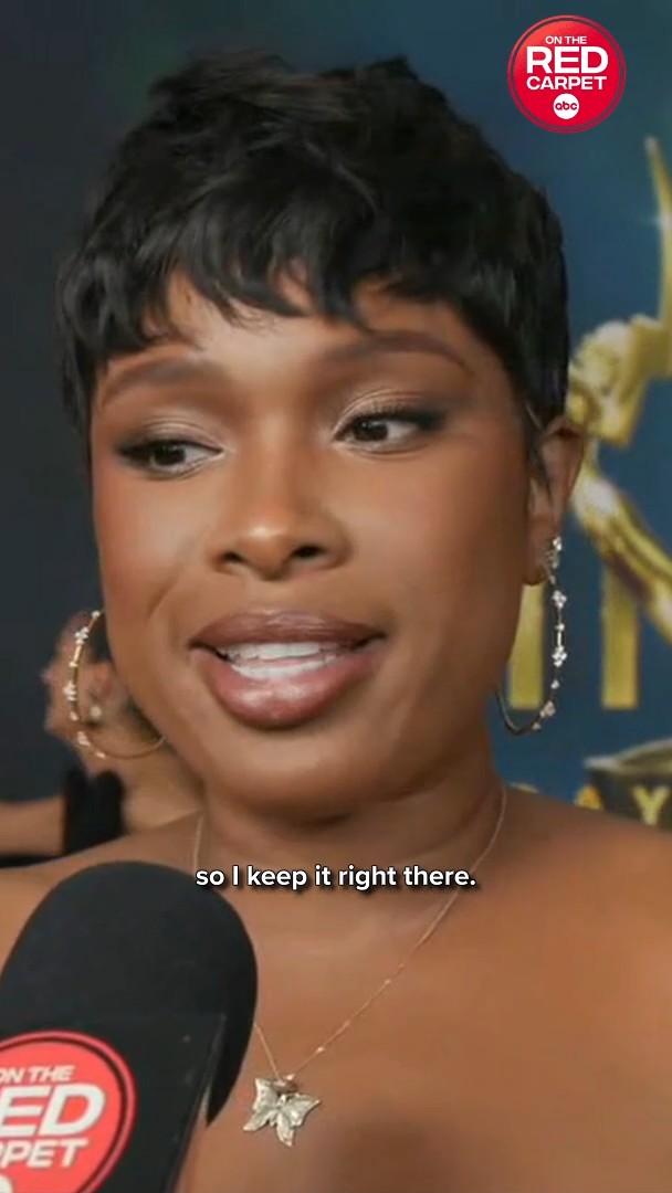 Jennifer Hudson shows off her EGOT status at the Daytime Emmys