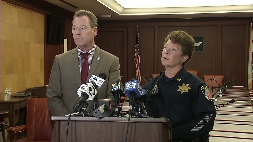 FULL VIDEO: Golden Gate Bridge officials address climbing stunt