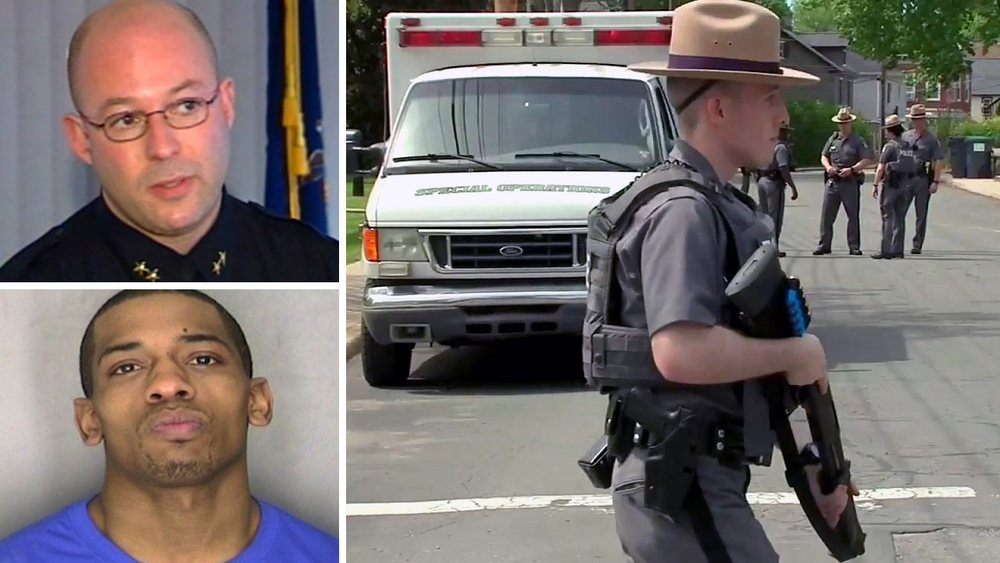 Bodycam footage shows suspect opening fire on Maybrook police