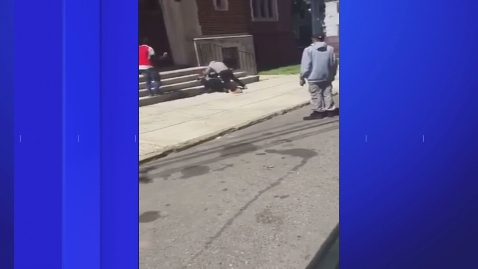 VIDEO Group brutally assaults senior citizen in Elizabeth, New Jersey