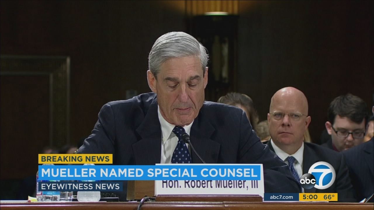 DOJ appoints former FBI Director Robert Mueller as special counsel in Russia probe