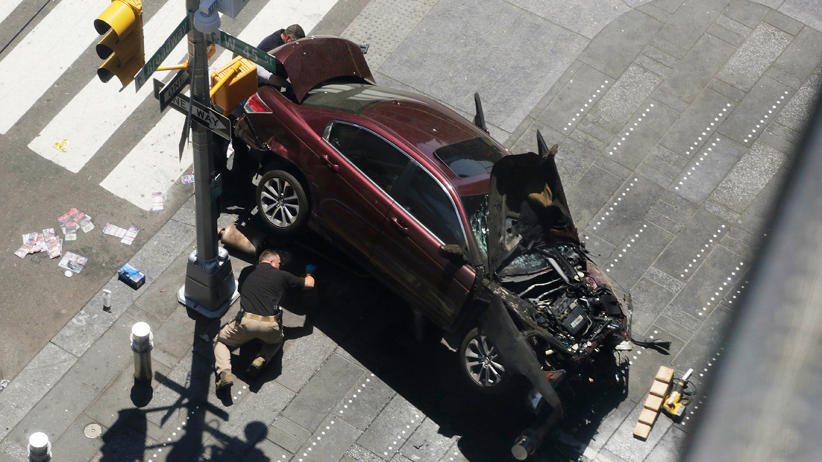 PHOTOS: Car hits pedestrians in Times Square - ABC7 New York