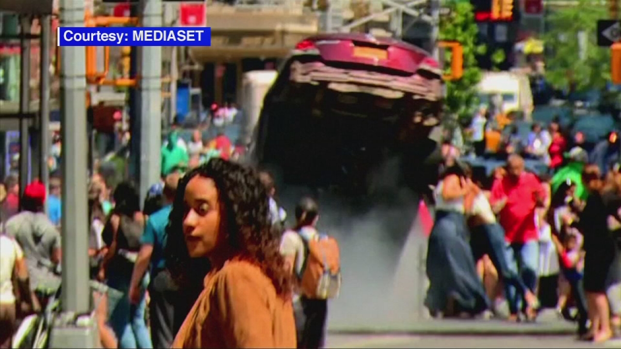 Tourist killed, 20 hurt after driver plows car into crowd in busy