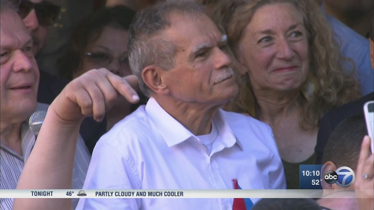Oscar Lopez Rivera celebrated in Humboldt Park