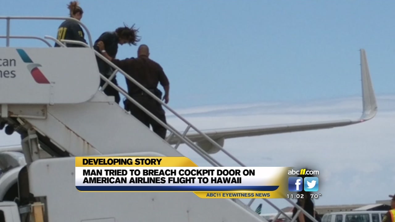 Man disrupts flight to Hawaii