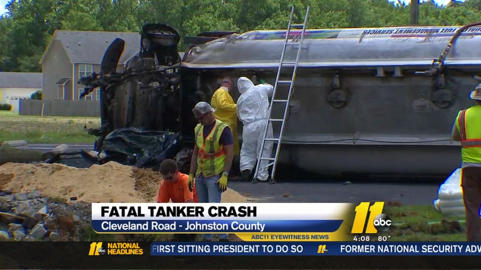 Troopers ID driver killed in fuel tanker crash near Clayton - ABC11 ...