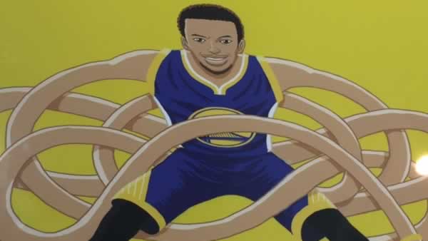 Oakland art exhibit features Dubs art from around the world