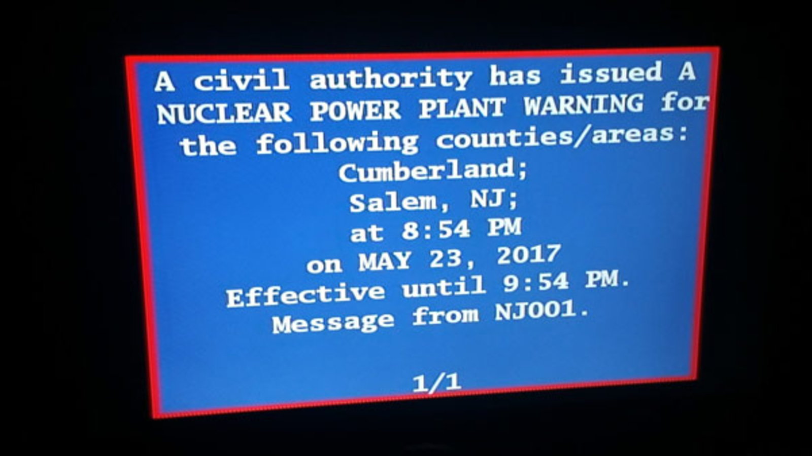 Officials New Jersey nuclear power plant warning was an error 6abc