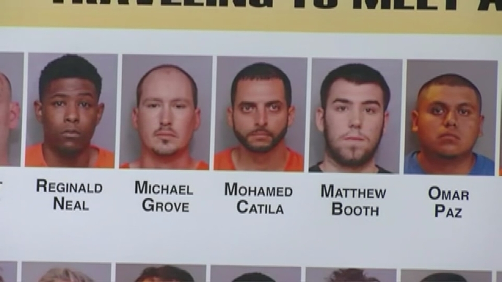 39 arrested in child sex, prostitution sting