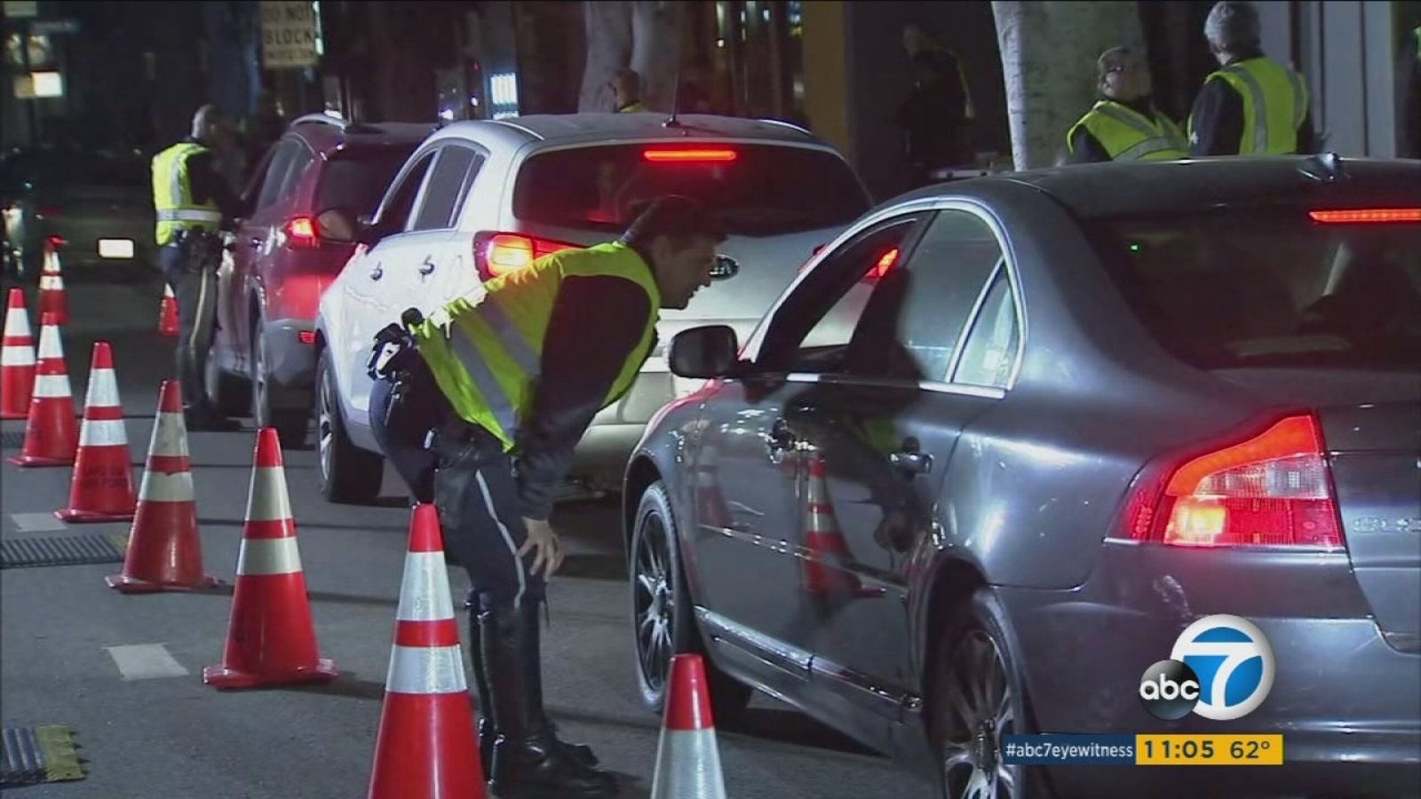 LAPD conducting sobriety checkpoints through Memorial Day weekend