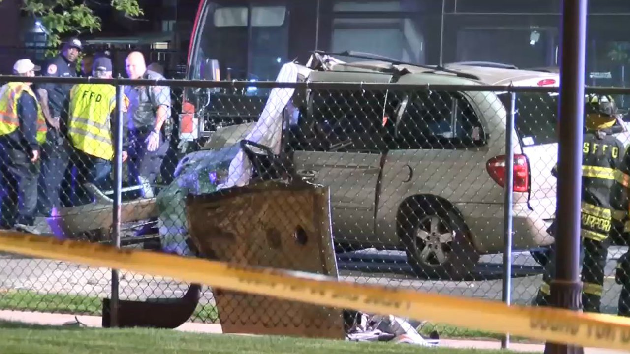 1 dead when minivan, NICE bus collide in Farmingdale