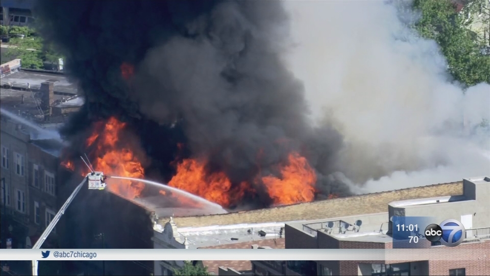 Fire destroys NW Side furniture store