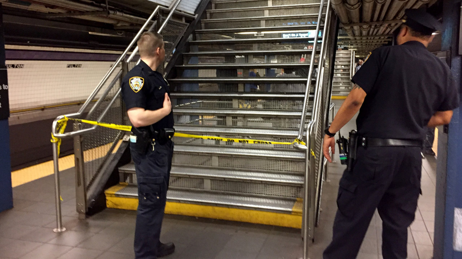 Man slashed at subway station in Lower Manhattan - ABC7 New York