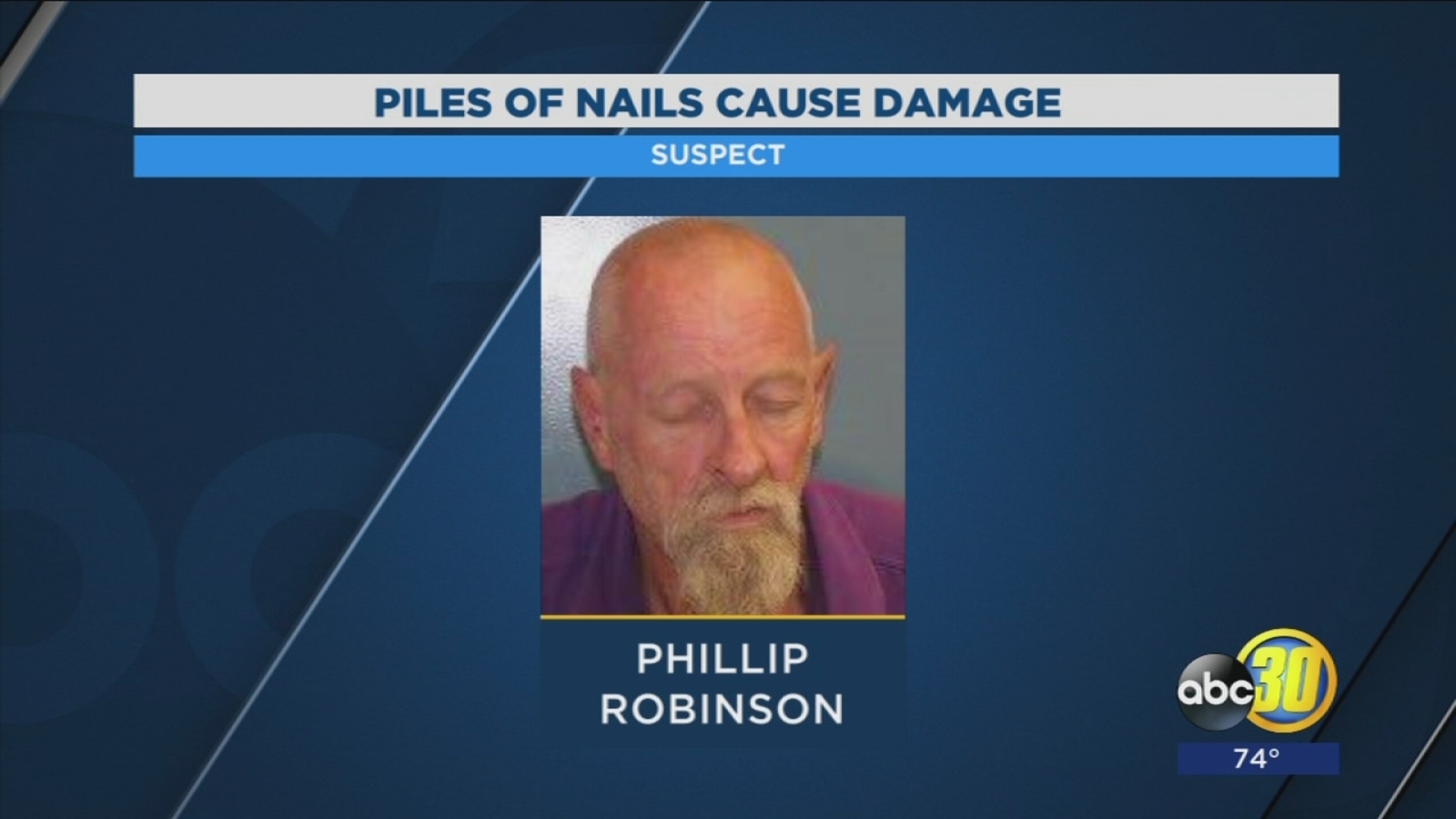Man arrested in Porterville for spreading nails around police and fire ...