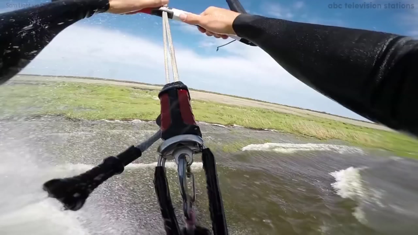 Check out this kitesurfing adventure ABC7 Los Angeles